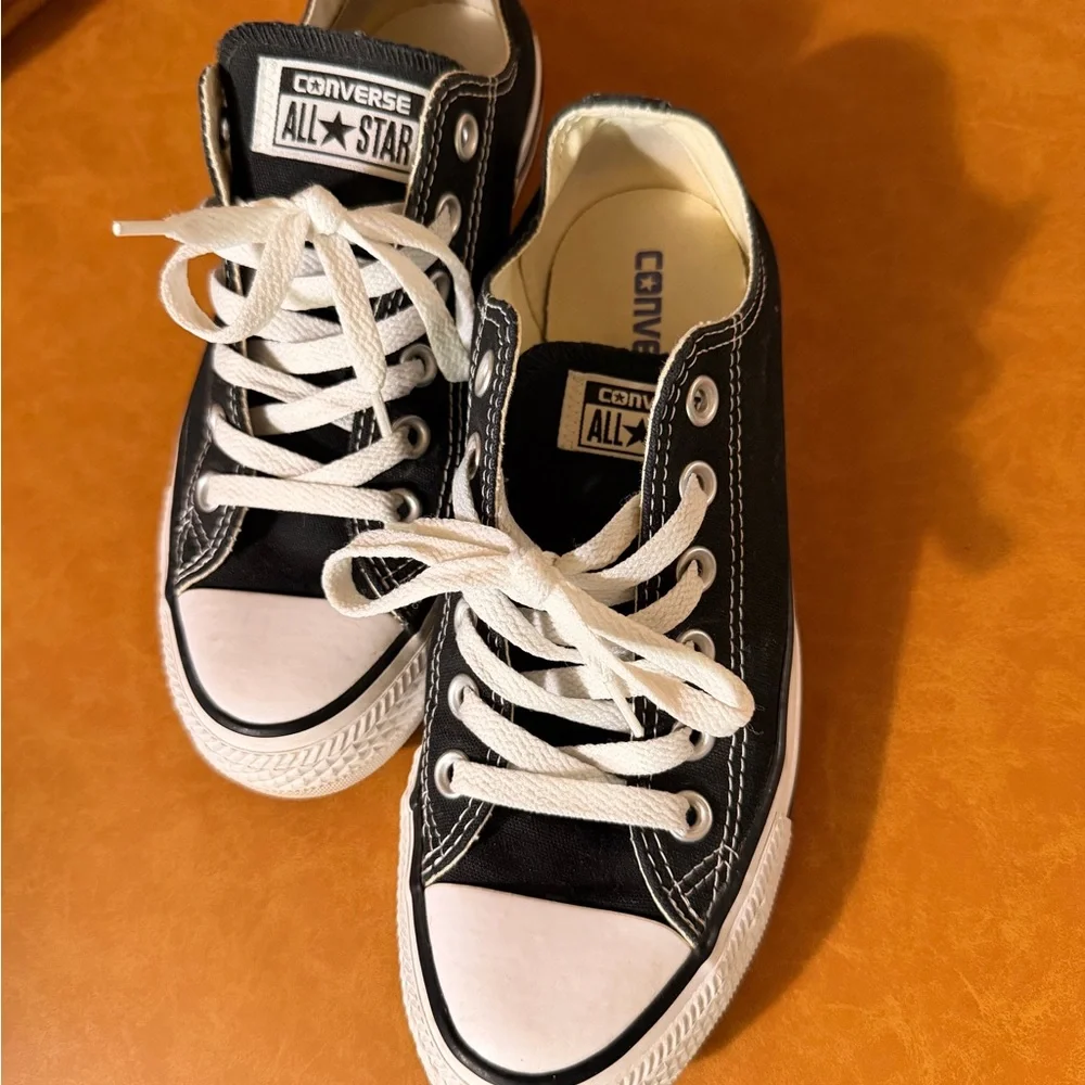 Converse Chuck Taylor All Star Low Top Sneakers - Black/White - Picture 2 of 2